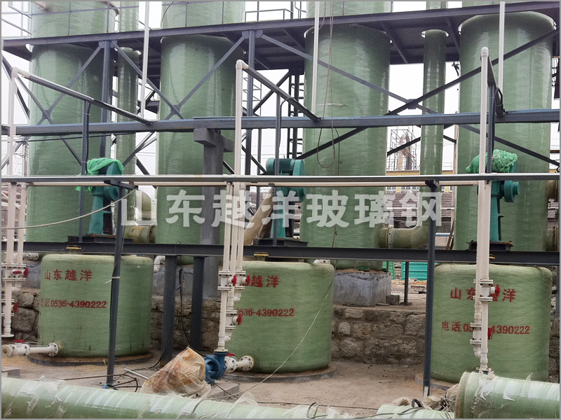 江蘇鹽城 / 玻璃鋼噴淋塔項目
